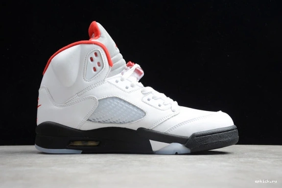 Cheap EP Fire  Jordan DA1911-102 5 (2020) Tongue Silver Red DA1911-102 Air Retro 0404